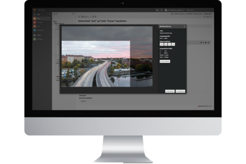 Ein Content Management System erleichtert die Pflege der Website