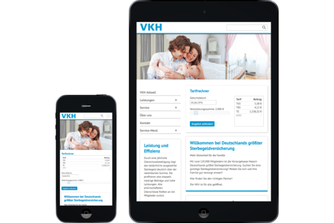 Website Relaunch von Responsive Design bis zum individuell entwickelten Tarifrechner